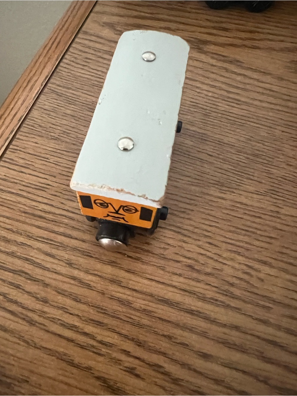 Thomas & Friends Light Blue and Orange Wooden Freight Car